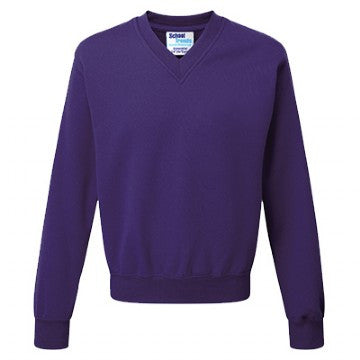Essential V Neck Sweatshirt Plain