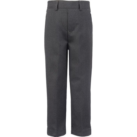 Banner Relaxed Fit Junior Boys Grey Trousers