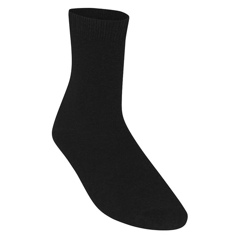 Zeco 5 Pack Unisex Black Ankle Socks