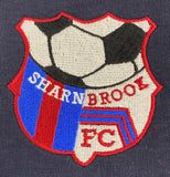 Sharnbrook FC Training Kit in Black/White with Logo,Sponsors, Initials and Numbers