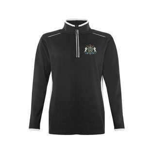 Sir Christopher Hatton Qtr Zip Taining Top with Logo