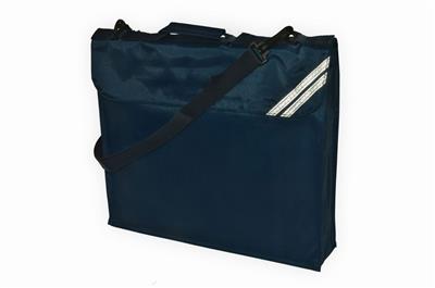 Christopher Reeves Navy Despatch Bag with Logo