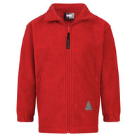 School Order Overstone Headteacher Staff Fleece in Red