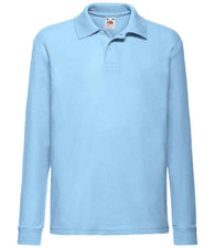 St Lawrence Long Sleeve Poloshirt with Logo