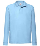 Plain Long Sleeve Poloshirt available in 4 Colours