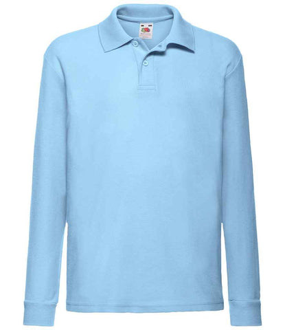 St Lawrence Long Sleeve Poloshirt with Logo
