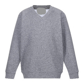 Pre Order Chelveston Academy Grey V Neck Sweatshirt with Logo (NEW YEAR 7 ONLY)