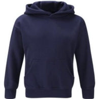 Croyland Road 2026 Navy Leavers Hoodie with School Logo on Front, Initials and Print on Back