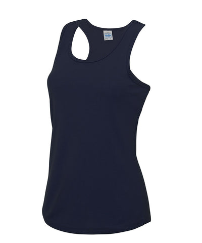 Abbey Joggers Cool Smooth Ladies French Navy Vest with Logo