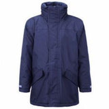 Rowan Gate Primary Navy Parka Jacket with Logo