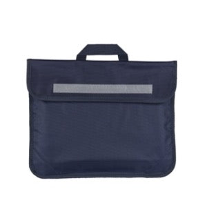 Ringstead Flat Navy Bookbag with Logo