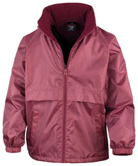 St Barnabas Burgundy Lightweight Jacket with Logo