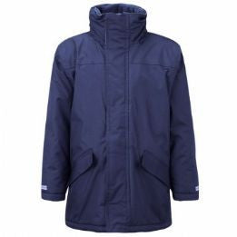 Ringstead Primary Navy Parka Jacket with Logo