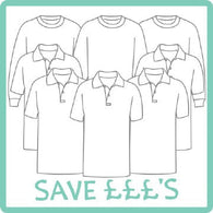 The Bramptons Primary 3 Classic Sweatshirts / 5 Polo Shirts Bundle with Logo