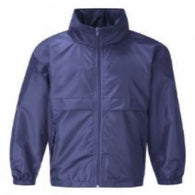 Ecton Village Navy Lightweight Jacket with Logo