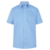 Zeco Light Blue Twin Pack Boys S/S Shirts