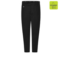 BT3065 Boys Senior Slim Fit Black Flat Front Trousers