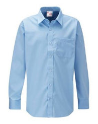 Innovation Blue Boys Long Sleeve Shirts