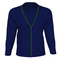 Christopher Reeves Cardigan Year 5&6 Navy with Emerald
