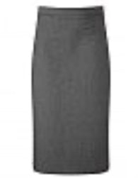 Luton Grey Girls Straight Skirt