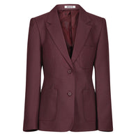 School Ordering Only Ruskin Burgundy Girls Blazer