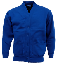 Stanton Cross Primary Royal Sweatcardigan with Logo