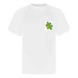 South End Junior White PE Teeshirt with House Logo