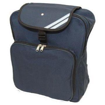 Warwick Backpack in Navy with Logo