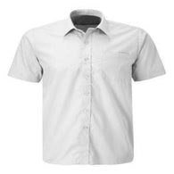 Banner White Boys Short Sleeve Shirts