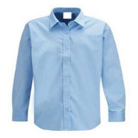 Banner Twin Pack Blue Long Sleeve Boys Shirts