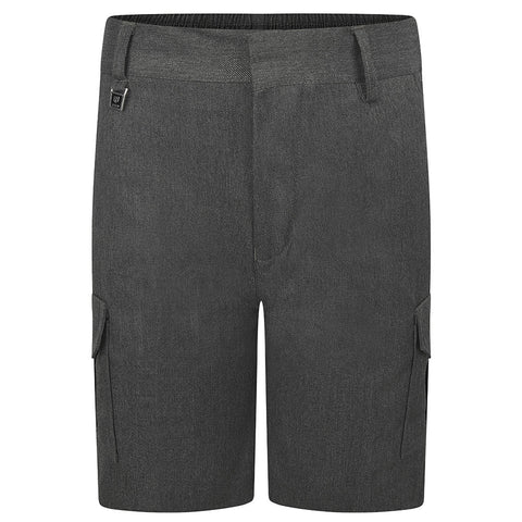 Boys BS3077 Zeco Grey Cargo Shorts