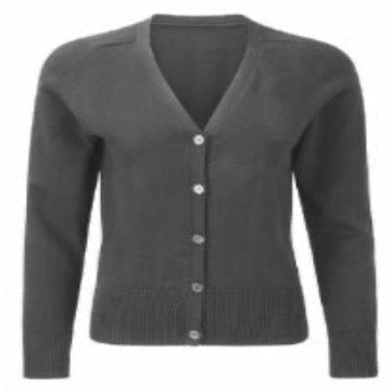 Our Lady's Knitted Grey Cardigan