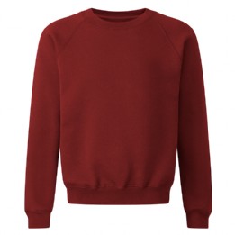 St Barnabas Classic Bordeaux Sweatshirt with Logo