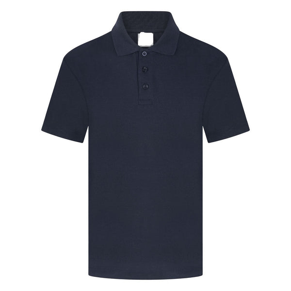 Acorn Loft Navy Poloshirt with Logo Left Chest and Sleeve
