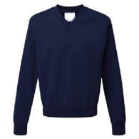 Freeman's V Neck Sweatshirt with Logo