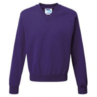 Essential V Neck Sweatshirt Plain
