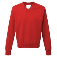 Green Park School V Neck Sweatshirt with Logo