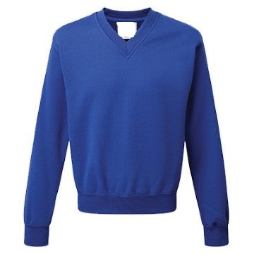 Stanton Cross Primary V neck Sweatshirt with Logo