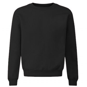 St Lawrence Plain Black PE Sweatshirt (No Logo)