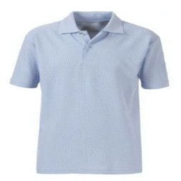 St Andrew's Primary Sky Blue Poloshirt with Logo
