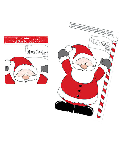 3 Pack of Santa Sack