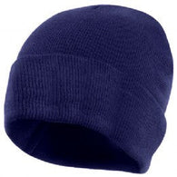 Ringstead Primary Navy Knitted hat with Logo
