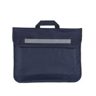 All Saints Navy Bookbag with Logo
