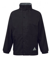 Olympic Black Waterproof Reversible Coat with Logo