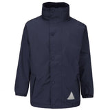 Ruskin Junior Stormdry Jacket in Navy with Logo