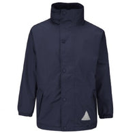 Warwick Navy Waterproof Reversible Coat with Logo