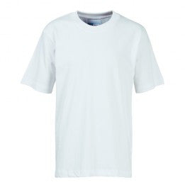 The Bramptons Primary White PE Teeshirt with Logo