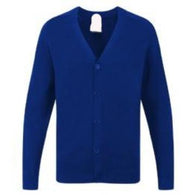 St Lawrence Cotton Knitted Cardigan with Logo