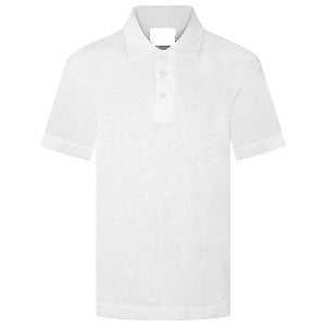 Ruskin Junior White Poloshirt with Logo