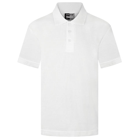 45 Road Club Poloshirt with Logo available in Royal or White